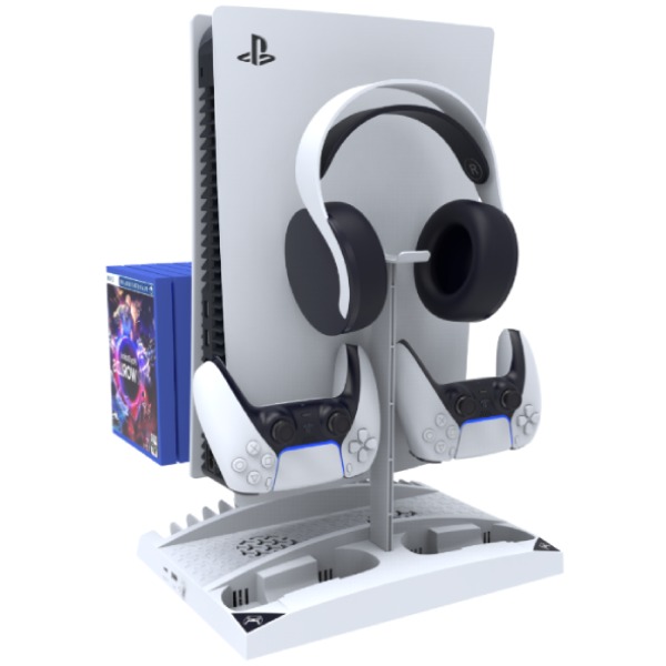 Nabíjacia stanica iPega pre PlayStation 5 a PS5 Dualsense s chladením