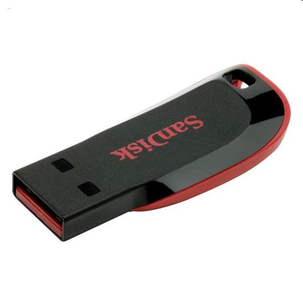 SanDisk Cruzer Blade 128 GB USB, červený