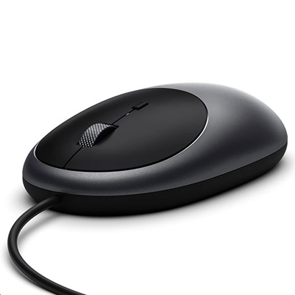 Satechi C1 USB-C káblová myš, sivá