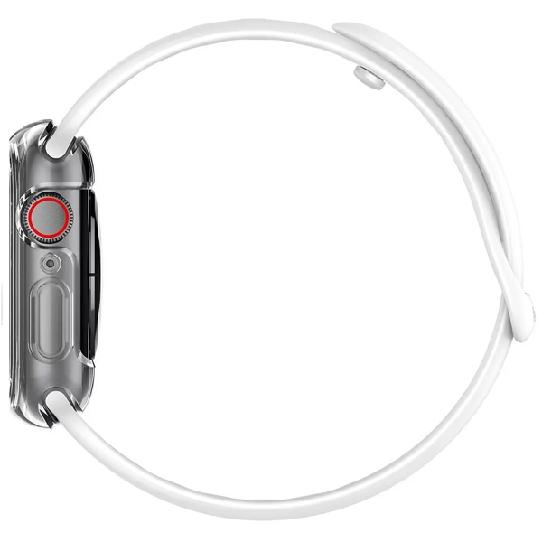 Spigen Ultra Hybrid ochranný kryt pre Apple Watch 4/5/6/SE/SE 2 40 mm, transparentný