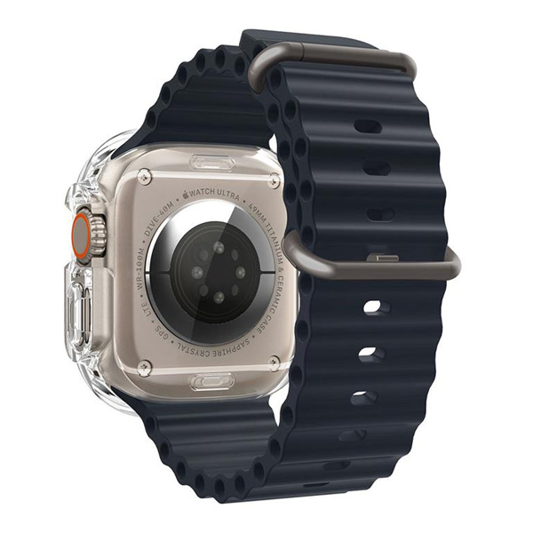 Spigen Ultra Hybrid ochranný kryt pre Apple Watch Ultra, transparentný
