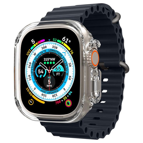 Spigen Ultra Hybrid ochranný kryt pre Apple Watch Ultra, transparentný