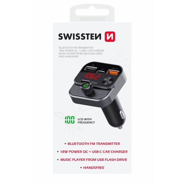 Swissten Car FM Transmitter