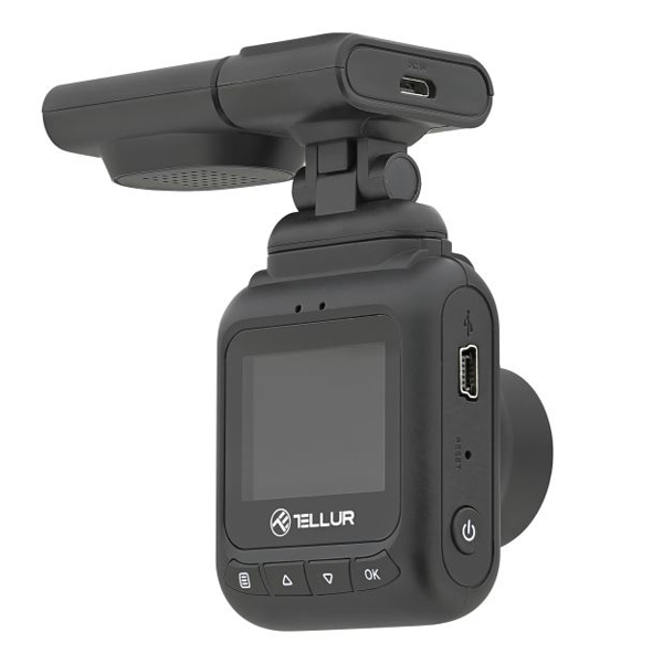 Tellur autokamera DC2, FullHD, GPS, 1080P, čierna