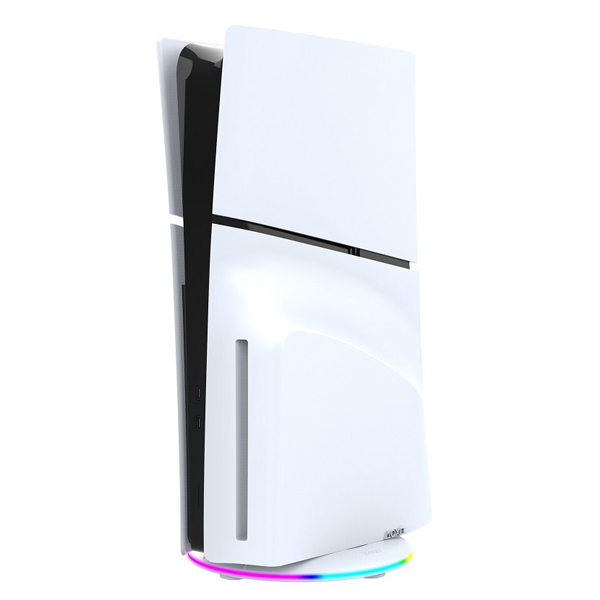 iPega P5S025S Vertikálny stojan s RGB pre PS5 Slim, White