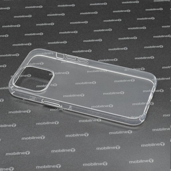 Silikónový kryt MobilNET pre Apple iPhone 13 Pro, transparentný