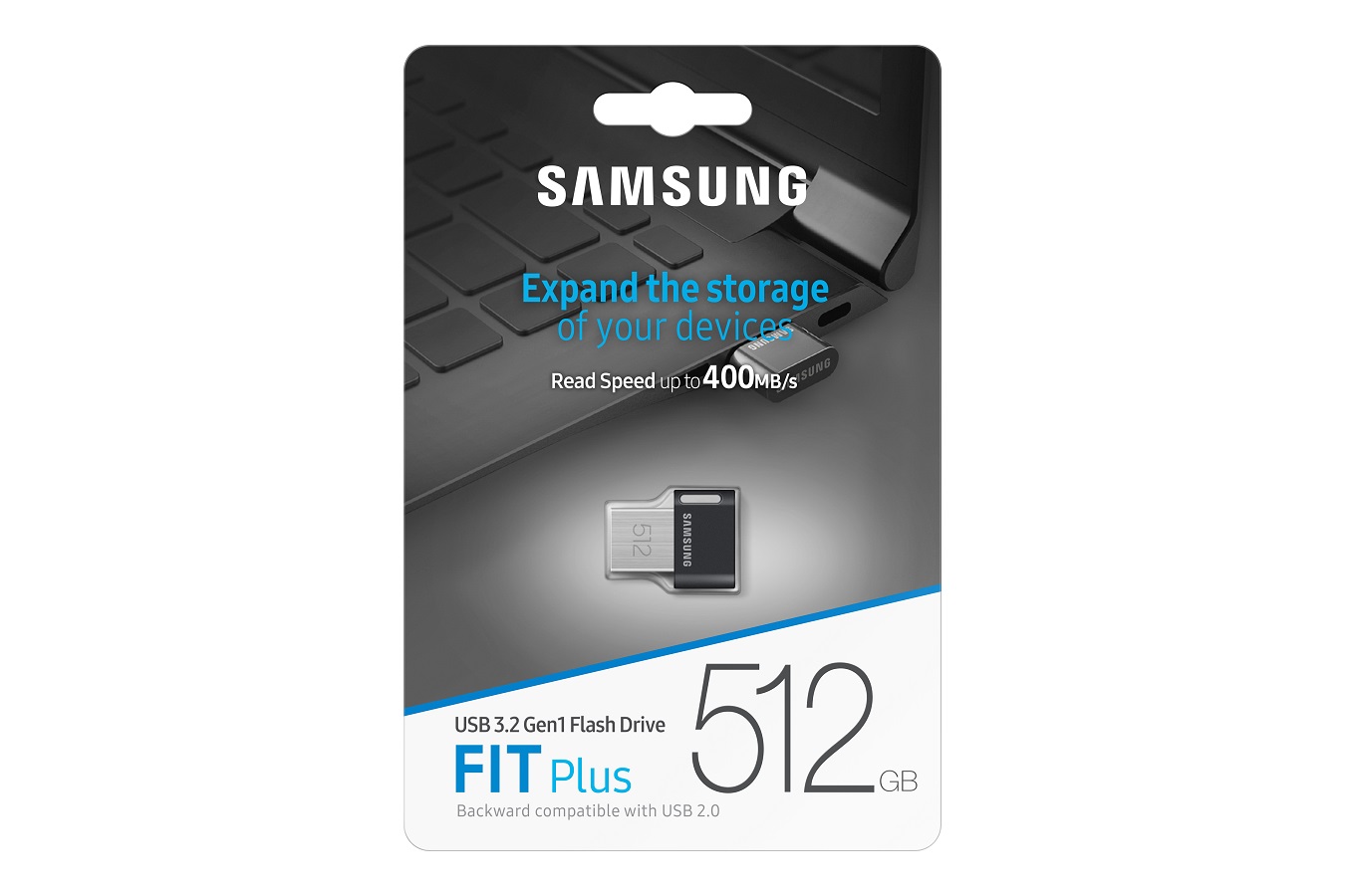 USB kľúč Samsung FIT Plus, USB 3.2 Gen 1, 512 GB