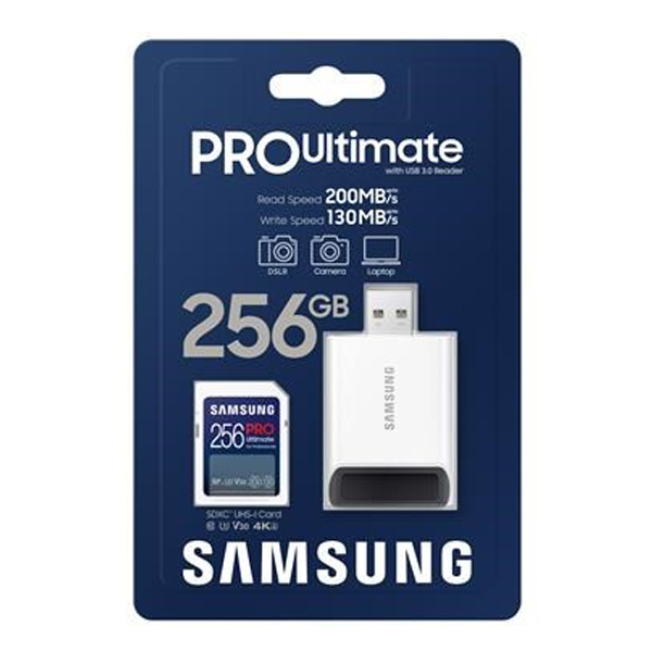Samsung SDXC 256GB PRO Ultimate/USB adaptér