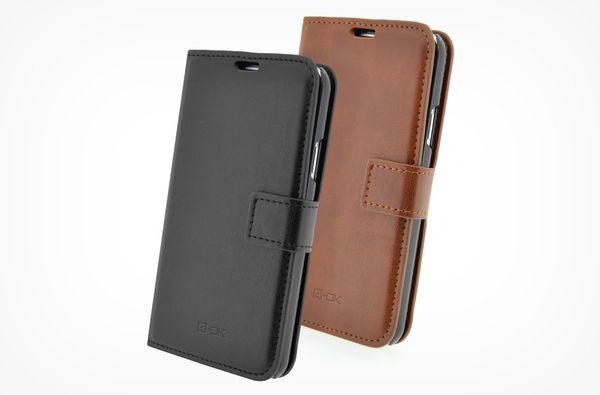 Puzdro 4-OK Wallet With Card Pocket Pre iPhone 6, Hnedá