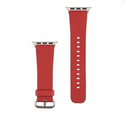 Kožený remienok COTEetCI Leather pre Apple Watch 42/44/45mm, červený