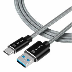 Tactical kevlarový USB-A/USB-C kábel, 1 m
