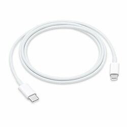 Apple dátový a nabíjací kábel USB-C na Lightning, 1 m