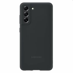 Puzdro Silicone Cover pre Samsung Galaxy S21 FE 5G, graphite