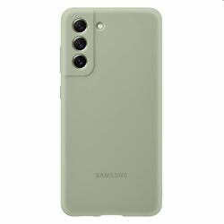 Puzdro Silicone Cover pre Samsung Galaxy S21 FE 5G, olive