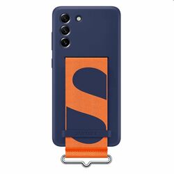 Puzdro Silicone Strap Cover pre Samsung Galaxy S21 FE 5G, navy