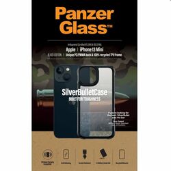 Zadný kryt PanzerGlass SilverBullet ClearCase AB pre Apple iPhone 13 mini, čierna
