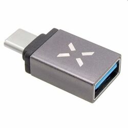 FIXED Link Redukcia z hliníka USB-A na USB-C, sivý
