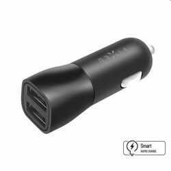 FIXED Autonabíjačka Smart Rapid Charge 2 x USB, 15 W, čierna foto