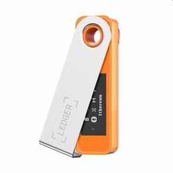 Ledger Nano S Plus hardvérová peňaženka na kryptomeny, oranžová