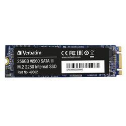 Verbatim SSD 256GB M.2 2280 SATA III Vi560 S3 interný disk, Solid State Drive