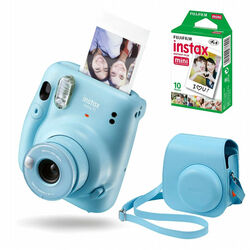 Set Fujifilm Instax Mini 11, Small Bundle, modrý