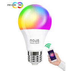 Nous Smart WiFi žiarovka RGB E27 P3 foto