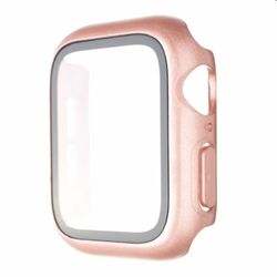 FIXED Pure Plus ochranné puzdro s temperovaným sklom pre Apple Watch 41 mm, ružová | mp3.sk