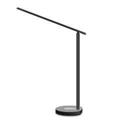 Tellur Smart Light WiFi stolná lampa s nabíjačkou, čierna foto