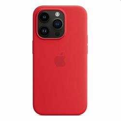 Silikónový zadný kryt pre Apple iPhone 14 Pro s MagSafe, (PRODUCT) červená