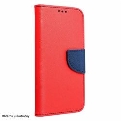 Knižkové puzdro FANCY Book pre Samsung Galaxy S22, červená/modrá foto