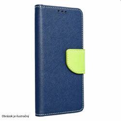 Knižkové puzdro FANCY Book pre Xiaomi Redmi Note 11 Pro+ 5G, modrá/zelená