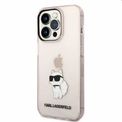 Zadný kryt Karl Lagerfeld IML Choupette NFT pre Apple iPhone 14 Pro, ružová