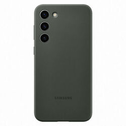 Zadný kryt Silicone Cover pre Samsung Galaxy S23 Plus, kaki