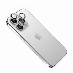 FIXED ochranné sklá šošoviek fotoaparátov pre Apple iPhone 13, 13 mini, strieborná foto