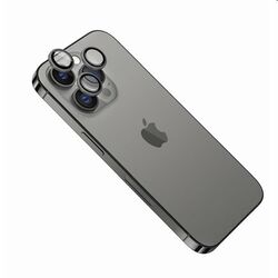 FIXED ochranné sklá šošoviek fotoaparátov pre Apple iPhone 14 Pro, 14 Pro Max, sivá