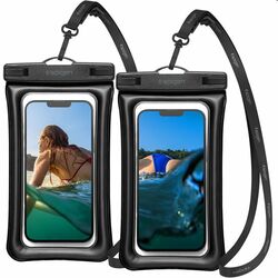 Vodotesné puzdro Spigen Aqua Shield WaterProof Floating Case A610, 2 kusy, čierna