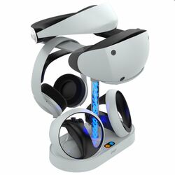 iPega PlayStation 5 VR2 rainbow dual charge stand - OPENBOX (Rozbalený tovar s plnou zárukou)