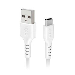 SBS Kábel USB 2.0/USB-C, 1,5 m, biela foto