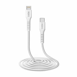 SBS Kábel USB-C/MFI Lightning, dĺžka 2 m, biela foto