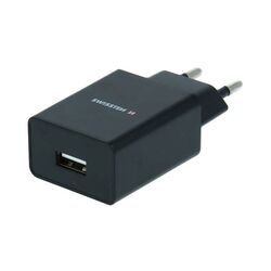 Sieťový Adaptér Swissten Smart IC 1 x USB 1A a Dátový kábel USB / Lightning 1,2 m, čierna