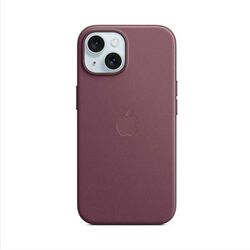 Zadný kryt FineWoven pre Apple iPhone 15 Plus s MagSafe, morušovo červená