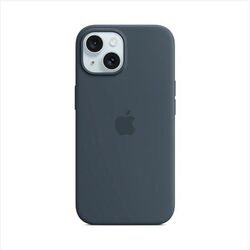 Silikónový zadný kryt pre Apple iPhone 15 Plus s MagSafe, búrkovo modrá | mp3.sk