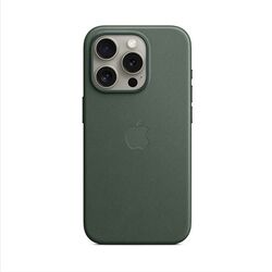 Zadný kryt FineWoven pre Apple iPhone 15 Pro s MagSafe, listová zelená