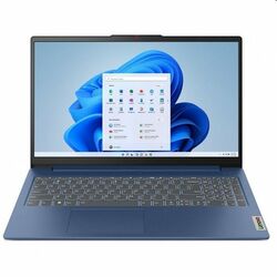 Lenovo IdeaPad Slim 3 15IAN8 notebook, Intel N100, 4 GB/128 GB SSD, 15,6" FHD IPS, AG IntelUHD, Win11Home, modrá foto