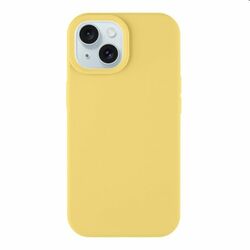 Zadný kryt Tactical Velvet Smoothie pre Apple iPhone 15, žltá