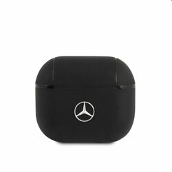 Mercedes kožené puzdro pre AirPods 3, čierne | mp3.sk