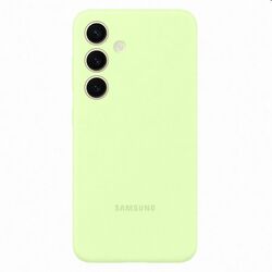 Zadný kryt Silicone Cover pre Samsung Galaxy S24, svetlozelená