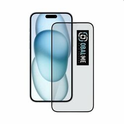 OBAL:ME 5D Ochranné tvrdené sklo pre Apple iPhone 15 Plus, čierna