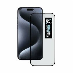 OBAL:ME 5D Ochranné tvrdené sklo pre Apple iPhone 15 Pro, čierna