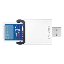 Samsung SDXC karta 512GB PRO Plus/USB adaptér